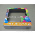 toy packaging box with window for vehicle
